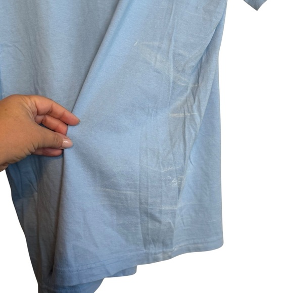 Looney Tunes T-Shirt XL Blue Multiple Cartoon Characters Bugs Bunny Tasmanian - Picture 9 of 9